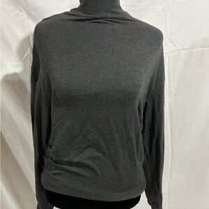Express Dark Gray Turtleneck Sweater